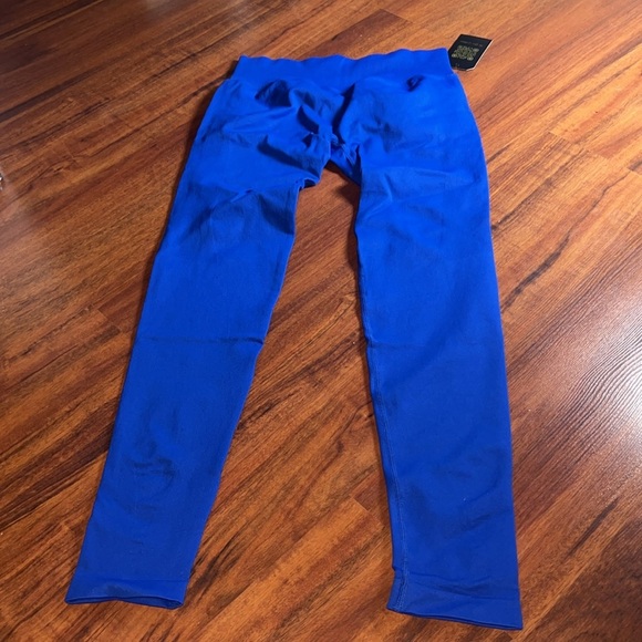 Til You Collapse Seamless Collection Contour Leggings Large Royal Blue booty - Picture 5 of 8